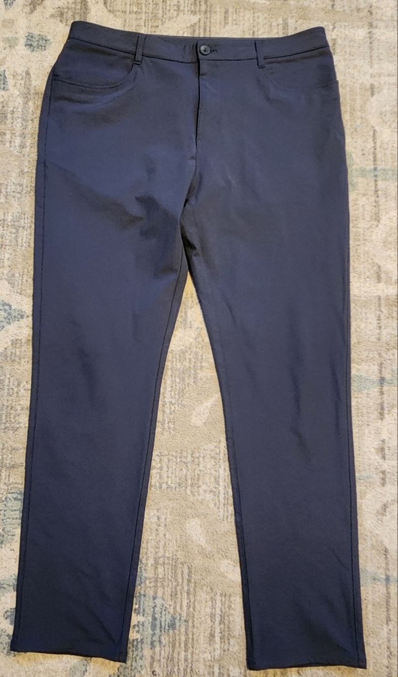 Mens Vuori Meta Pants Slim. Size 36. Charcoal Gray. EUC